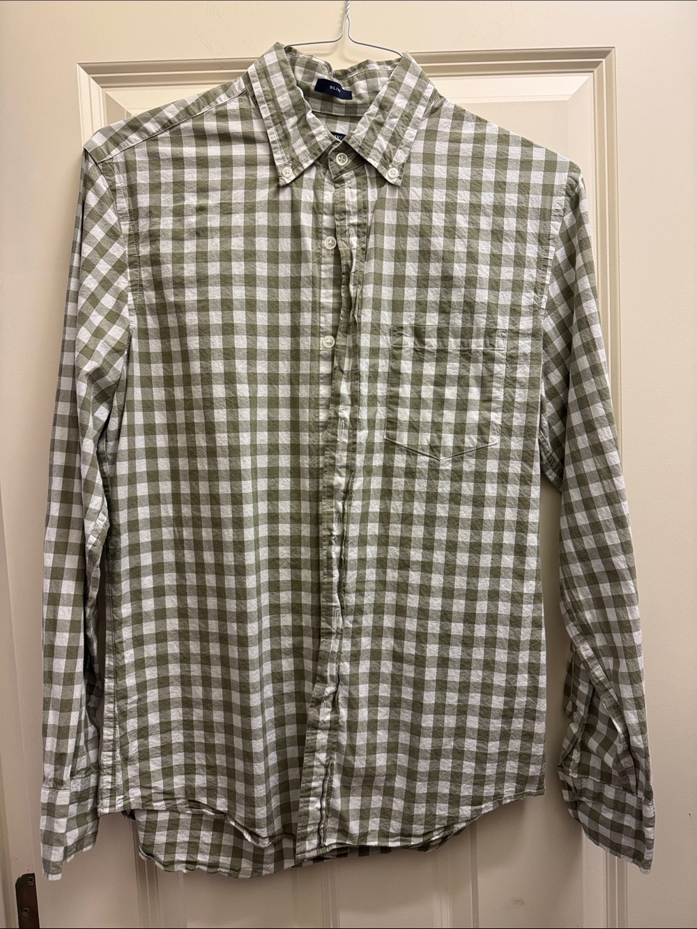 J. crew slim fit plaid shirt M